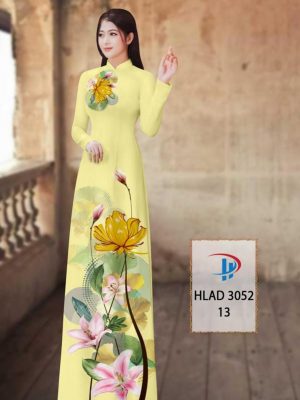Vải Áo Dài Hoa Ly AD HLAD3052 39